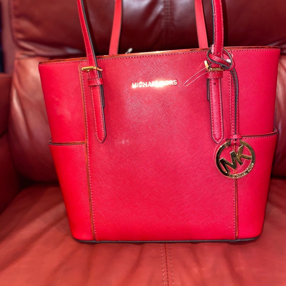 Michaels Kors Red Handbag